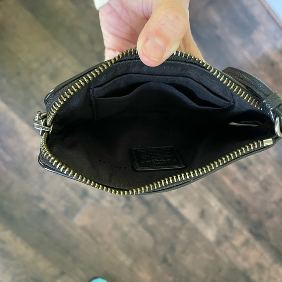 Coach Buffalo Plaid Wristlet - Picture 3 of 4